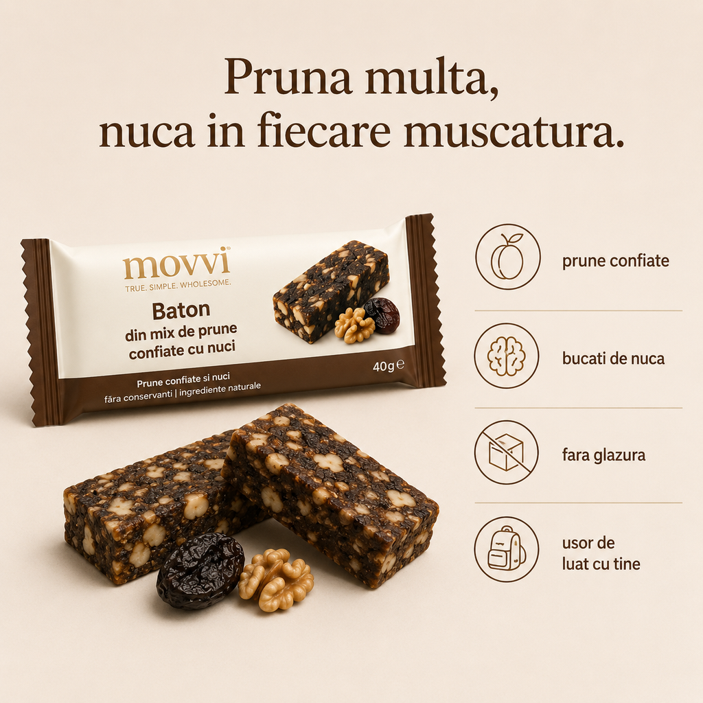 movvi baton fara glazura din prune confiate si nuci - imagine 4
