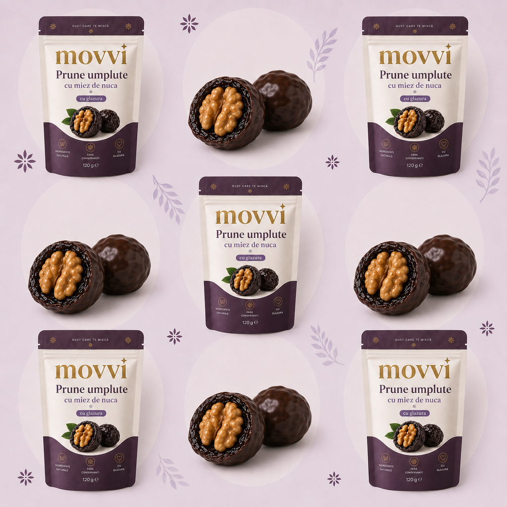 movvi prune umplute cu nuca si glazura de ciocolata neagra - imagine 5