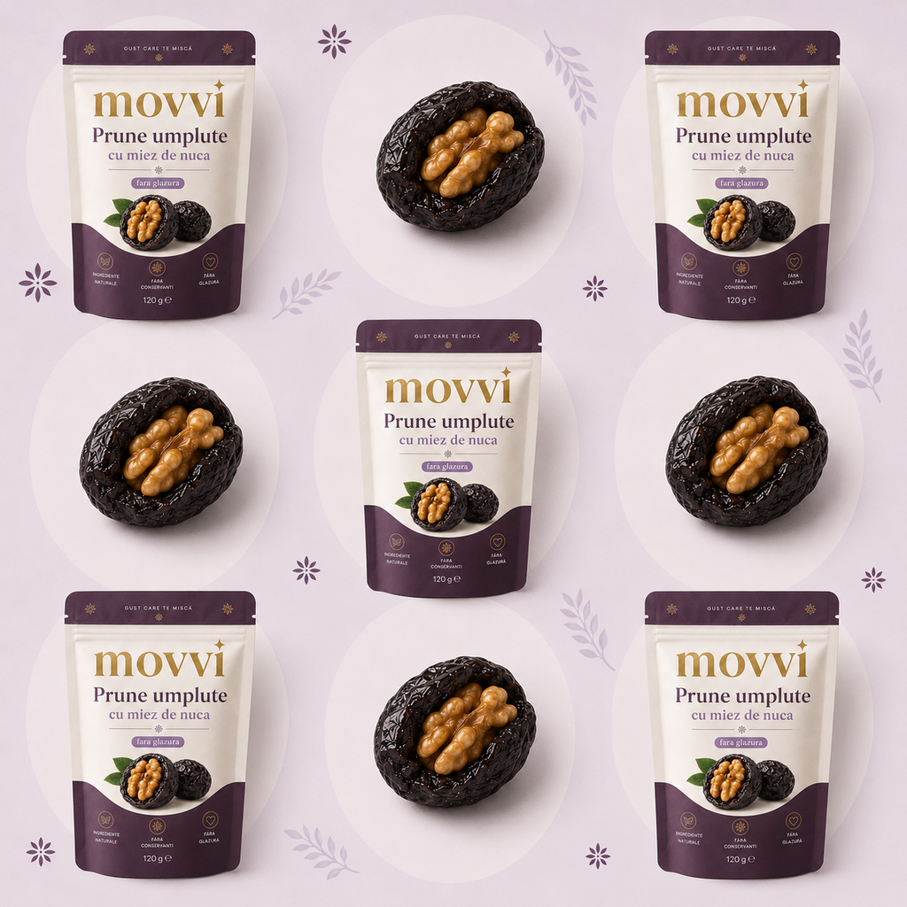 movvi prune umplute fara glazura cu miez de nuca - imagine 5
